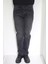 Fistan Store Erkek Gri Normal Bel Dar Kesim Boru Paça Jean Pantolon 1