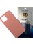iPhone 12 Pro Pembe Silikon Kılıf Kırılmaz Cam Hediye 1