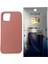 iPhone 12 Pro Pembe Silikon Kılıf Kırılmaz Cam Hediye 2