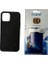 iPhone 12 Pro Max Siyah Silikon Kılıf Kırılmaz Cam Hediye 1