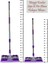 Mor Teleskobik Mikrofiber Mop, Mandallı, Bezsiz, Kolay Kullanım 3