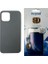 iPhone 12 Pro Max Gri Silikon Kılıf Kırılmaz Cam Hediye 3