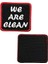 Siyah Zemin We Are Clean Yazılı Nakış Patch Peç - 6x5.5 cm 2