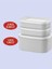 Pratik Saklama Kabı Seti, Gri Renk, 2 Adet 0,60L ve 1 Adet 1,90L 1