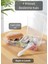 4 Bölmeli Bpa Free Beslenme Kutusu, Kare, 14X13X9 Cm, Beyaz 1