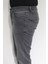 Fistan Store Erkek Gri Normal Bel Normal Kesim Boru Paça Jean Pantolon 3