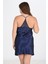 Marsilyan- 2'li Lacivert Sabahlık Takımı Bigsize 6215 1