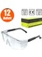 Şeffaf Güvenlik Gözlüğü, Laboratuvar ve Iş Güvenliği, 12 Adet 1