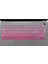 Rusça Klavye Koruyucu Macbook Air M1 Kılıfı (Touchıd'li Air) A2179 A2337 ile Uyumlu Gradient Pembe 2