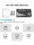 Sd Kart Okuyucu, 4 Kart Yuvalı 2 Paket Sd Kart Okuyucu, Geniş Uyumlu Yüksek Hızlı Sd - USB Adaptörü, Pc Dizüstü Bilgisayar Için Bellek Kartı Okuyucus, USB Cihazı 2