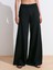 72145 Dökümlü Palazzo Pantolon-Siyah 5