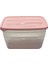 Pembe Dikdörtgen Saklama Kabı 5 Lt, Sağlıklı ve Şık Mutfak Gereci 1