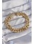 Vip Seri Gurmet Zirkon Taşlı Gold Renk Bileklik - TJ-BB6173 1