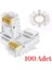 RJ45 Jack CAT5E Internet Kablo Kablosu Ucu Konnektör Ethernet Connector Jak 4220 3