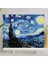 Boyama Tuval Seti Fırça Boya Dahil (Çıtalı) 40X50 cm - Yıldızlı Gece 1