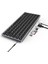 BX-KEYHUB01 9in1 Hub Özellikli Çok Fonksiyonlu Kablolu Klavye 3x USB 3.0+4k Hdmı+Pd+Micro Sd+3,5mm Aux Mic Girişli 1