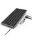 BX-KEYHUB01 9in1 Hub Özellikli Çok Fonksiyonlu Kablolu Klavye 3x USB 3.0+4k Hdmı+Pd+Micro Sd+3,5mm Aux Mic Girişli 3
