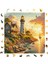 - Ahşap Puzzle Yetişkinler Için - Deniz Fenerinde Gün Batımı Benzersiz Parçalı Puzzle - 353 Parça Ahşap Yapboz - Yapıştırıcı Folyo Dahil - Dekoratif Ahşap Yapboz - 29X29 cm - S1-29 1