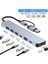 Bilgisayar Için USB C Hub, USB 3.0 Hub, 7 In 1 Usb-C Hub, Iki Çeşit Fiş Pc Için Dc Bağlantı Noktası USB Bölücü, Pc Dizüstü Bilgisayar Için USB Genişletici USB Hub, MacBook iMac Air Mac 3