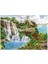 FOCUS-1000 Parça Puzzle - Forest And Waterfall 3