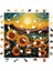 - Ahşap Puzzle Yetişkinler Için - Günebakan Tarlasında Akşamüstü Benzersiz Parçalı Puzzle - 353 Parça Ahşap Yapboz - Yapıştırıcı Folyo Dahil - Dekoratif Ahşap Puzzle - 29X29 cm - S1-30 3