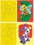 Hayvanlar, 10 Adet Büyük Boy A4, Kız-Erkek Kum Boyama Kartı Seti-Red Castle KB-RC-103 2