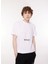 Bisiklet Yaka Desenli Beyaz Erkek T-Shirt M6681 001 Whıte 2