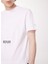 Bisiklet Yaka Desenli Beyaz Erkek T-Shirt M6681 001 Whıte 4