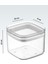700 ml Kareli Saklama Kabı, Beyaz, Dayanıklı ve Şık Tasarım 1