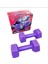2 kg ve 22 kg Mor Plastik Dambıl Seti, Sağlam ve Hafif Egzersiz Aleti 1
