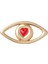 Heart Eye Unisex Renkli Jibbitz 10014658-1 2