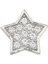 Silver Star Unisex Renkli Jibbitz 10009624-1 1