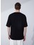 O Yaka Düz Siyah Erkek T-Shirt Parısı 4