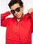 Kırmızı Düz Erkek Kapüşonlu Loose Fit Sweatshirt FS3WM-SWT258 3