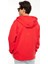 Kırmızı Düz Erkek Kapüşonlu Loose Fit Sweatshirt FS3WM-SWT258 5