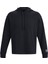 Yuvarlak Yaka Siyah Erkek Sweatshırt 1377173-001 Ua Summit Knit Hoodi 1
