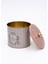 Pembe Desenli Metal Saklama Kabı, 17,5X15,5 Cm, Erzak Güvenle Saklama 3
