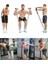 10'lu Siyah Pilates Direnç Lastiği Seti, Dayanıklı ve Kullanışlı Egzersiz Ekipmanı 3