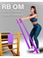 Orta Sert Pilates Lastiği Mor Rb Om, Dayanıklı ve Esnek Spor Ekipmanı 1