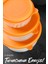 4'lü Yuvarlak Saklama Kabı Seti, 4X600ML, Turuncu, Organizer ve Düzenleyici 4