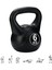 6 kg Siyah Kettlebell Çaydanlık Tasarımlı Ağırlık Dambıl 1