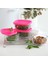 Şık 2'li Pembe Saklama Kabı Seti, Güvenle Saklayın 1