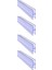 8X10 mm H Cam Balkon Şeffaf Fitil, 4 Adet, 200 Cm, Dayanıklı ve Şeffaf, Kolay Montaj 1