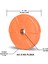 Turuncu 1.5 kg Spor Plakası - 4 Adet, Dayanıklı ve Kullanışlı Spor Ekipmanı 2