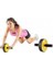 Sarı Ab Wheel Teker Spor Aleti, Güç ve Denge Egzersizi Aracı 1