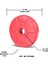Kırmızı 1 kg Spor Plakası, Set 4 Adet, Sağlam ve Hafif Spor Ekipmanı 2