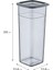 Geniş Kapasiteli Kare Saklama Kabı, Gri, 2140 ml 2