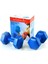 Mavi Köşeli Dambıl Seti, 6 Kg, Fitness ve Vücut Geliştirme Aleti 1