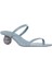 Açık Mavi Kadın Topuklu Sandalet KP3369 1