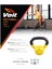 Sarı Vinyl Kettlebell 4 kg ile Evde Sağlıklı Antrenman Yapın 1